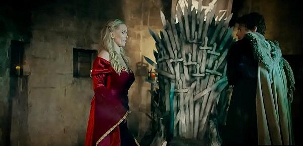  Game of thrones parody where the queen gets gangbanged